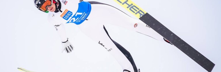 Annika Sieff beim Wettkampfsprung