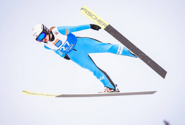 Gyda Westvold Hansen unterstrich ihre Favoritenrolle.