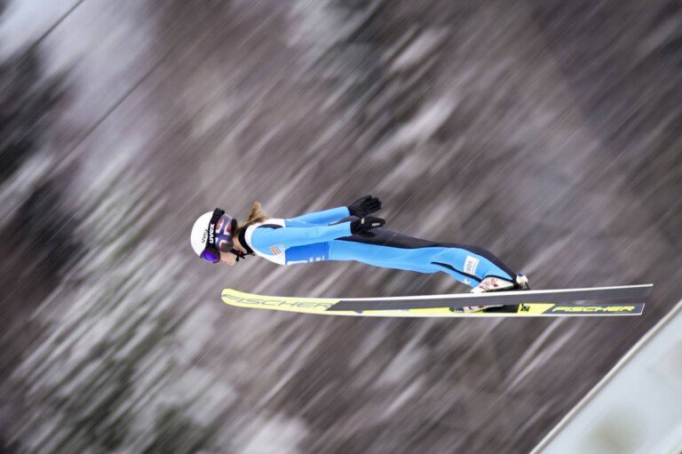Gyda Westvold Hansen hatte zuletzt kleinere Schwierigkeiten auf der Schanze.