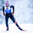 Annika Malacinski (USA) beim ersten Weltcup in Lillehammer