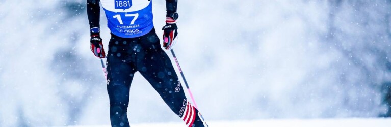 Annika Malacinski (USA) beim ersten Weltcup in Lillehammer