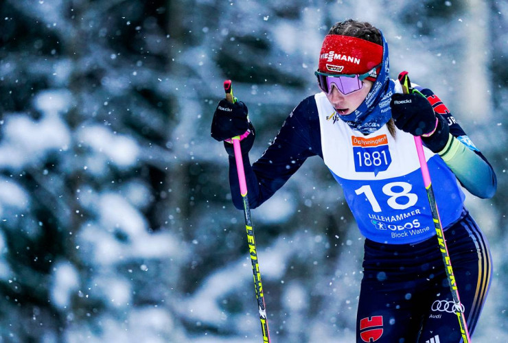 Maria Gerboth beim Weltcupauftakt in Lillehammer