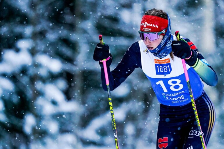 Maria Gerboth beim Weltcupauftakt in Lillehammer