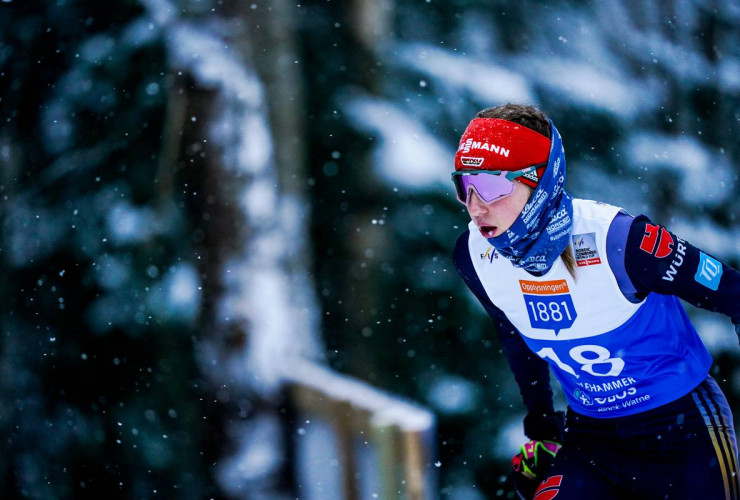 Maria Gerboth beim ersten Weltcup der Saison