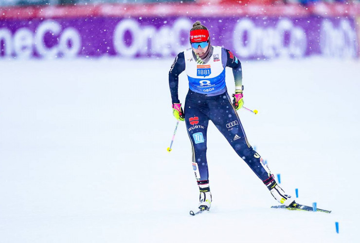 Svenja Würth konnte ihre Position aus dem Springen nicht halten.