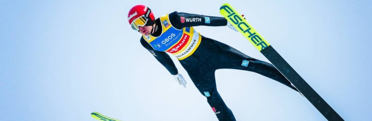 Terence Weber freut sich über seinen Einsatz beim Teamwettbewerb.