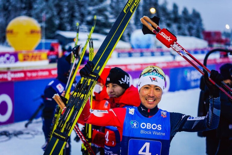 Akito Watabe eroberte Platz drei für Japan.