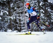 Jenny Nowak fand sich im Mittelfeld wieder.