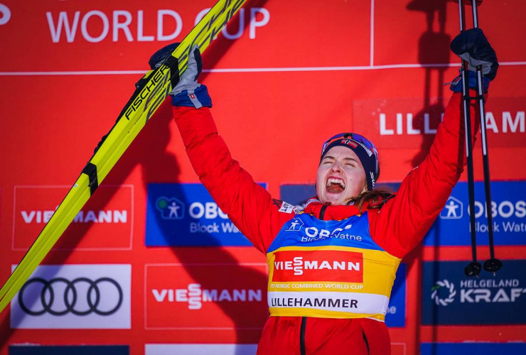 Gyda Westvold Hansen gewinnt auch das zweite Rennen der Damen.