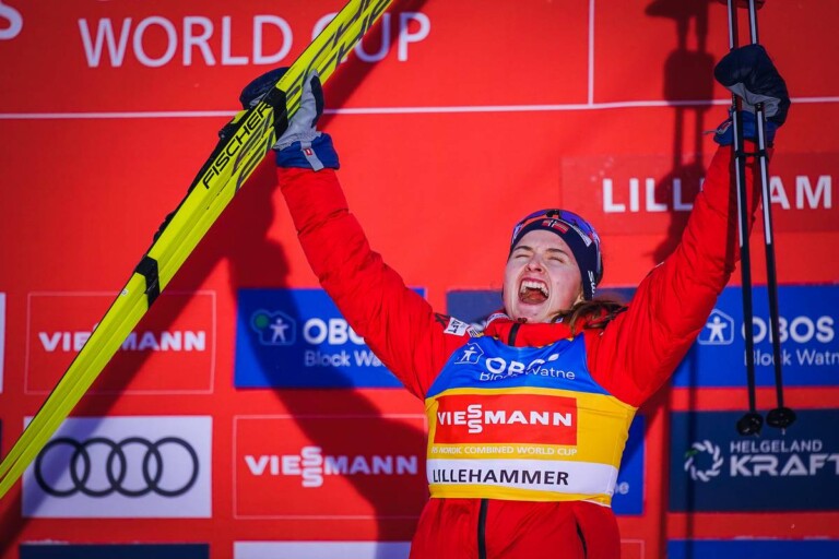 Gyda Westvold Hansen gewinnt auch das zweite Rennen der Damen.