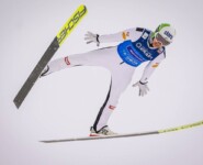 Mario Seidl wird Dritter des Springens in Lillehammer.