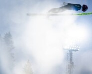 Terence Weber bei seinem Sprung in Lillehammer.