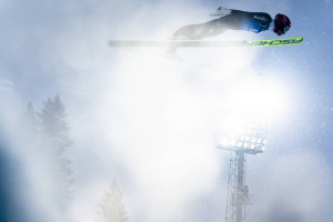 Terence Weber bei seinem Sprung in Lillehammer.