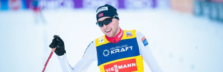 Jarl Magnus Riiber ist zufrieden mit seinem Wochenende.