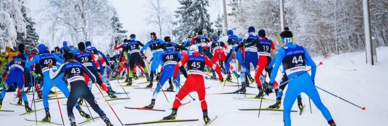 Aufgrund der Wetterverhältnisse wurde das Format auf einen Massenstart geändert.