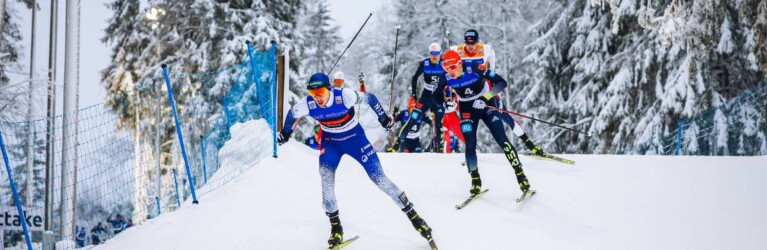Ilkka Herola an der Spitze des Feldes.