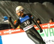 Espen Bjeornstad war mit seinem Sprung sichtlich zufrieden.