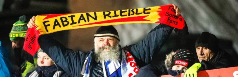 Die deutschen Kombinierer haben auch bei den Esten ihre Fans.