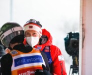 Doppelsieg Nummer 1: Jarl Riiber und Espen Bjeornstad.