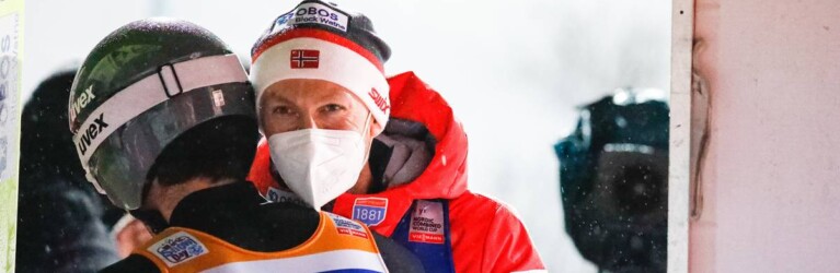 Doppelsieg Nummer 1: Jarl Riiber und Espen Bjeornstad.