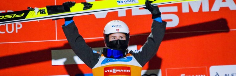 Wieder einmal die Siegerin: Gyda Westvold Hansen.