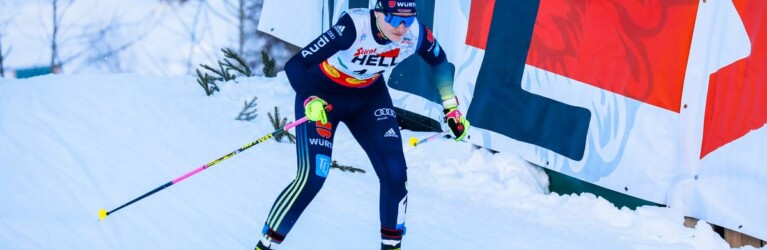 Svenja Würth fiel in der Loipe zurück.