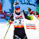 Ema Volavsek kann sich über ihr erstes Podium im Weltcup freuen.