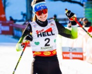 Ema Volavsek kann sich über ihr erstes Podium im Weltcup freuen.