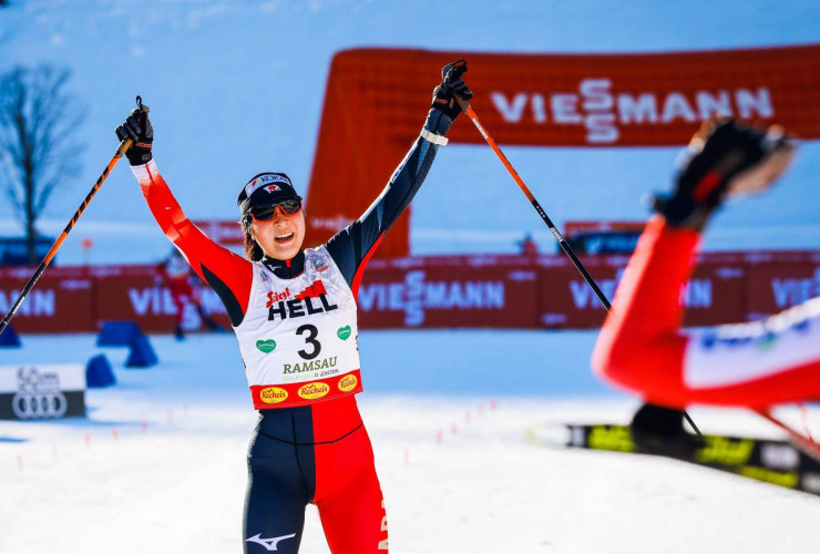 Yuna Kasai läuft in Ramsau erstmals aufs Podium.