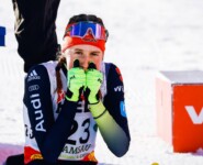Kein guter Tag für Maria Gerboth: Erst ein kurzer Sprung, dann ein Sturz.
