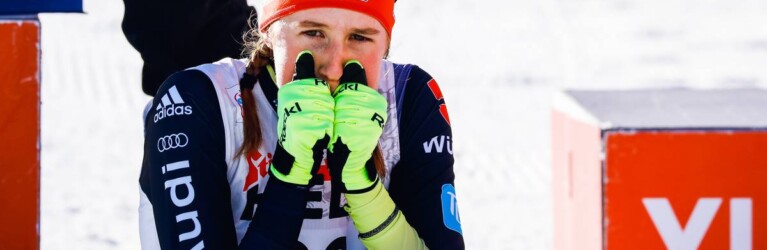 Kein guter Tag für Maria Gerboth: Erst ein kurzer Sprung, dann ein Sturz.