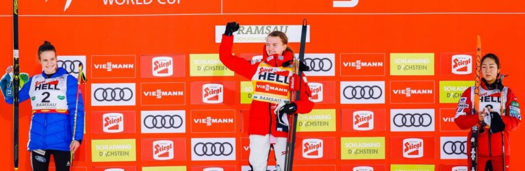 Das Podium: Ema Volavsek (SLO), Gyda Westvold Hansen (NOR), Yuna Kasai (JPN), (l-r).