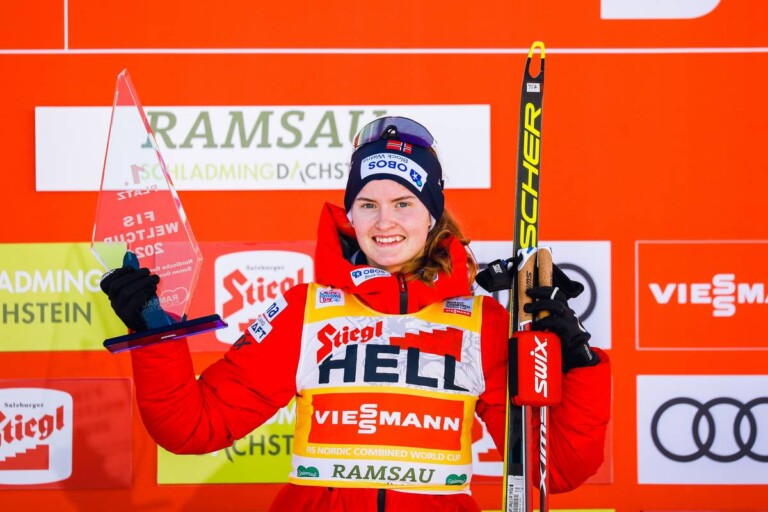 Gyda Westvold Hansen siegt auch in Ramsau am Dachstein.