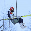 Not permitted to start: Eric Frenzel wurde disqualifiziert und musste mit dem Lift zurück ins Tal.