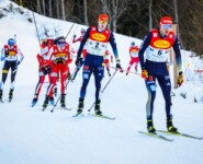 Verschnaufpause: Terence Weber und Julian Schmid führten die Verfolger an.
