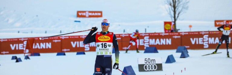 Wieder einmal ein Podiumsplatz für Vinzenz Geiger in Ramsau.