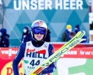 Hatte gut lachen: Geiger konnte zufrieden sein mit seinem Sprung.