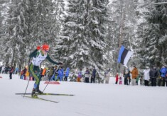 Julian Schmid beim Weltcup 2019 in Otepää.