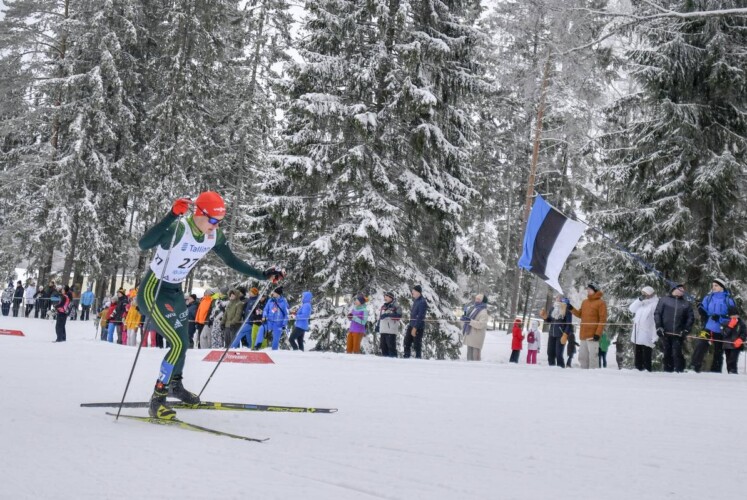Julian Schmid beim Weltcup 2019 in Otepää.