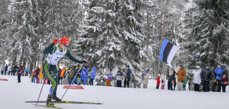 Julian Schmid beim Weltcup 2019 in Otepää.