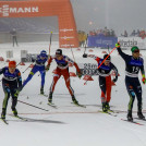 Zielsprint der Herren: Fabian Rießle setzt sich durch.