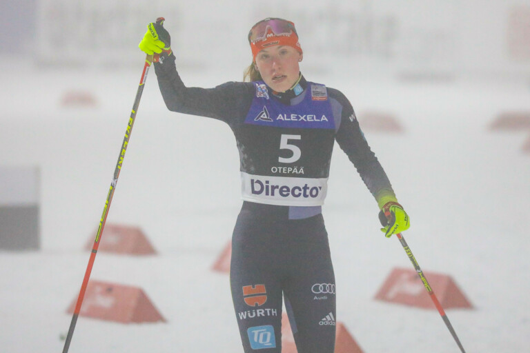 Jenny Nowak freut sich über Rang 6.