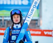 Cindy Haasch war mit ihrem Sprung nicht ganz zufrieden.