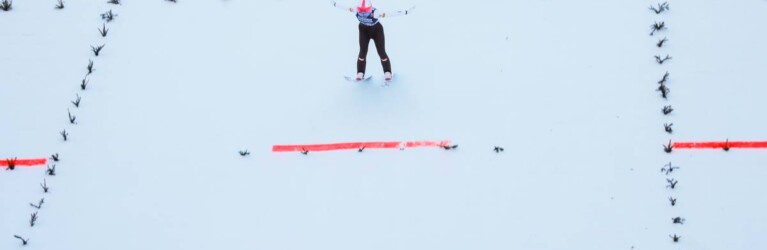 Annalena Slamik ist im Springen immer wieder stark.