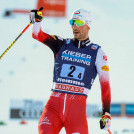 Lukas Greiderer freut sich über Österreichs zweiten Platz.