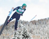 Fabian Rießle zeigte sich verbessert auf der Schanze.