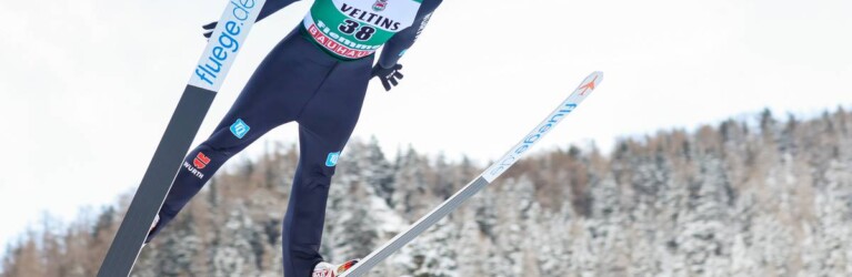 Fabian Rießle zeigte sich verbessert auf der Schanze.