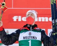 Große Freude bei Johannes Lamparter über seinen ersten Weltcupsieg
