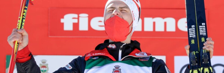 Große Freude bei Johannes Lamparter über seinen ersten Weltcupsieg