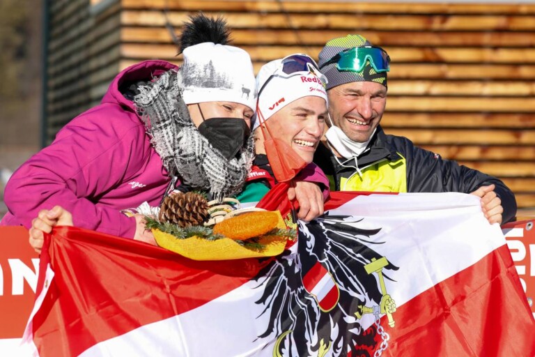 Auch die Eltern von Johannes Lamparter freuten sich.